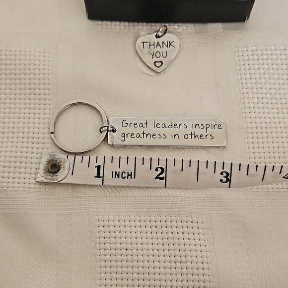 Fleure Esme Heart Friendship Keychain Silver - Picture 3 of 16